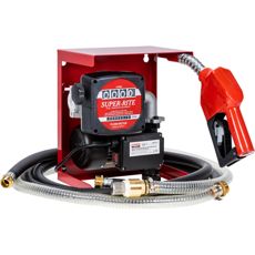 Drivstoffpumpe Set 230V 60L/min Måler
