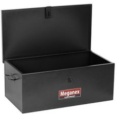 Ståltransportkasse med 100 liters kapasitet for sikker last.