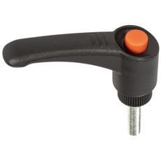 Justerbart plasthåndtak M5x20 mm, perfekt for små justeringer og byggeprosjekter.