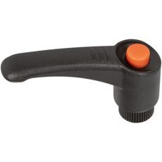 Plasthåndtak M5x45 mm, lettvekt og justerbart for behagelig bruk.