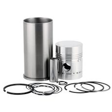 Fôrsats med stempel og ringer for effektiv motorprestasjon.