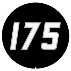 Side dekal rund for MF175, viktig for maskinens estetikk.