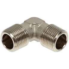 Vinkelkobling 3/8 90 Utv i messing, ideell for rørinstallasjoner.