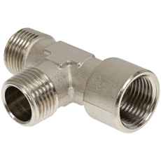 3/8 utvendig og innvendig T-kobling i messing for enkel installasjon.