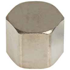 Hette 1/4 inv messing, perfekt for installasjonsbehov innen industri og konstruksjon.