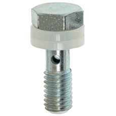 Banjobult M5 i messing med tetninger, ideell for landbruk og industriell bruk.