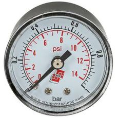 Liten M40 trykkmåler for nøyaktig avlesning i 0-1 Bar intervall.