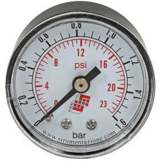 M40 trykkmåler med 0-1.6 Bar intervall for nøyaktige trykkmålinger.