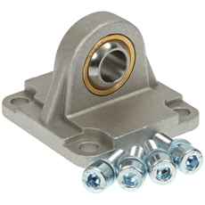 Sylinderfeste 50mm bas i henhold til ISO 15552, ideell for industrielle applikasjoner.