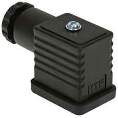 Kraftig 22-polet standardstikkkontakt i svart for et bredt bruksområde.