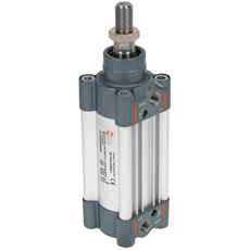 Kompakt pneumatisk sylinder 50x50 S3, perfekt for plassbesparende applikasjoner.