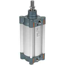 Pneumatisk sylinder 100x125mm, pålitelig ytelse for industriell bruk.