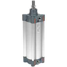 Pneumatisk sylinder 100x200mm, optimalisert for kraftige hydrauliske systemer.