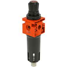 Høy presisjons filterregulator som filtrerer med 4 mikron for følsomme systemer.