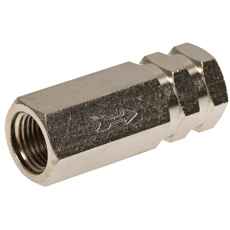 Tilbakeslagsventil med nominell diameter på 1/8", passer for gjenge G 1/8".