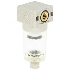 Pneumatisk filter 1/8 tommer, 20 mikron, beskytter verktøy mot smuss.