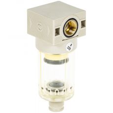 Pneumatisk filter 1/4 tommer, 5 mikron for ren luft og maskinens effektivitet.