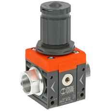 Pneumatisk regulator 3/4 Sy2, trykkjustering 0-12Bar, holdbar og effektiv.