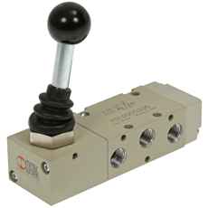 Ventil 5/2 1/8 med 90 grader fjernkontroll for presisjonsarbeid.