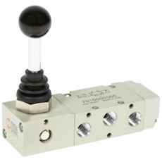 Mekanisk ventil med 5/3 kategori, 1/8 tilkobling, helt perfekt for din traktor.