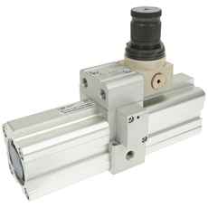 Trykk Booster 40mm Regulator, sikrer riktig trykkontroll.