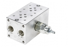 CETOP 3/NK6 trykkventil 2-seksjoner 3/8", effektiv hydraulikkløsning