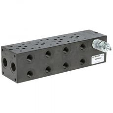 CETOP 3/NK6 trykkventil 4-seksjoner 3/8", for komplekse hydraulikksystemer