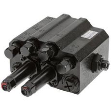 Frontlasterventil med flyt på 90 l/min for effektiv og rask løftekontroll.