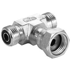 T-Adapter Orfs 1.3/16 for både utvendig og innvendig gjenge.