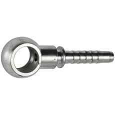 Banjo slangekobling 12Mm-3/16 for effektiv væskeleding i traktorer.