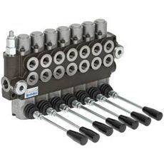 Retningsventil 3/8" 7 spoler, maks 40 l/min, for effektiv hydraulikk i tunge maskiner.