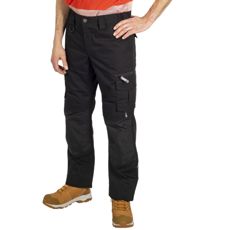 Svart Colin bukser, en perfekt kombinasjon av stil og funksjon for arbeidere.