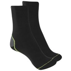 Lette Coolmax-sokker i gult og svart, perfekte for varmt vær.