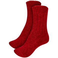 Stilige røde ullsokker Puolukka for både varme og komfort.