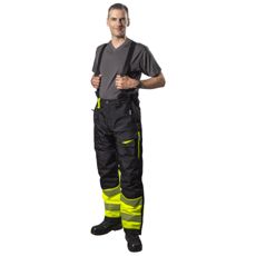 Gule og svarte vinterbukser Austin Kl1, utformet for å holde deg varm under vinteraktiviteter.