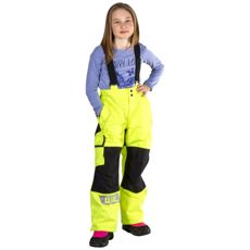 Vinterbukser for barn Anthony i gul og svart, robuste og varme for aktiviteter.