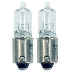 H6W (Bax9S) pære, pakke med 2 for bekvem og rask installasjon.