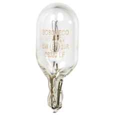 T10 5W lyspære med glassokkel, perfekt for belysning av maskiner.