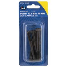 M8X70 bolt 10.9 Din931, 5 stk, for tung belastning og byggeapplikasjoner.