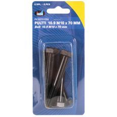 Bolt M10X70 10.9, 5-pakk, ideell for profesjonelle bygge- og jordbruksarbeider.