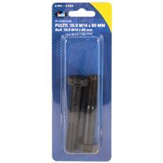 Bolt M14X80 10.9 2-pakning Din931, pålitelige fester for bygge- og landbruksapplikasjoner.