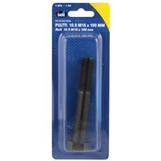 Bolt M16X100 10.9 1-pakning Din931, perfekt for spesifikke høybelastningsapplikasjoner.