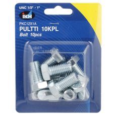 Bolt Unc 1/2 X 1" galvanisert, holdbar og perfekt for reparasjon.