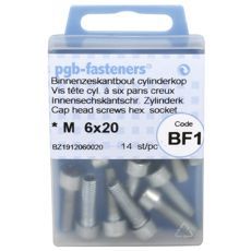 Unbrakoskrue M6X20, 8.8, 14-pack, pålitelige og sterke for alle behov.