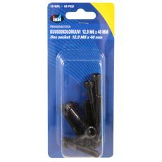 Unbrakoskrue M6X40, 10 stk, 12.9, perfekt for tunge applikasjoner.