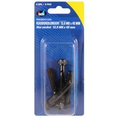 Sekskantskruer M8X45 12.9 i 5-pack, perfekt for raske reparasjoner.
