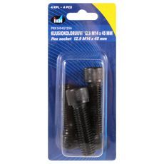 Unbrakoskrue M14X45, 12.9, 4-pakning, sikker for tunge applikasjoner.