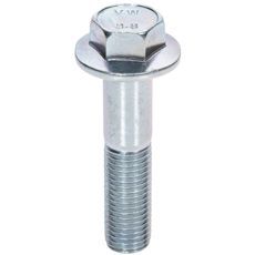 M16x70mm sekskantskrue med flens, 2-pakning, perfekt for stabile og holdbare konstruksjoner.