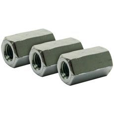 Forlengelsesmutter M14, bra for montering, leveres i 3-pakk.