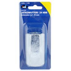 En enhet forlengelsesmutter M24, bygget for styrke og holdbarhet.